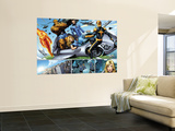 Nova 21 Group: Nova, Mr. Fantastic, Invisible Woman, Thing and Human Torch Wall Mural by Wellinton Alves