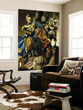 New Avengers 49 Cover: Sentry, Cage, Luke and Ares Wall Mural by Billy Tan