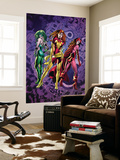 Fantastic Force 2 Cover: Phoenix, Scarlet Witch and Polaris Wall Mural by Bryan Hitch