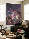 I Heart Marvel: Marvel Ai 1 Cover: Daredevil, Elektra, Vision and Medusa Fighting Wall Mural by Gez Fry