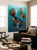 Marvel Adventures Super Heroes 12 Cover: Captain America Wall Mural by Clayton Henry