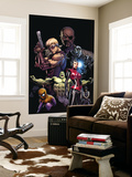 Ultimate Avengers 3 Cover: Red Wasp, Hulk, Spider-Man, Hawkeye, Nick Fury and War Machine Wall Mural by Carlos Pacheco