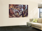 Astonishing Tales 4 Group: Predator X, Punisher and Wolverine Wall Mural by Lou Kang