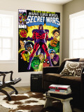 Secret Wars 2 Cover: Magneto, Hulk, Spider-Man, Thing, Iron Man and Thor Wall Mural by Mike Zeck
