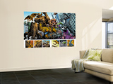 Marvel: Monsters On The Prowl 1 Group: Hulk, Thing, Groot, Fin Fang Foom and Grogg Wall Mural by Duncan Fegredo