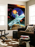 Silver Surfer 13 Cover: Silver Surfer Swinging Wall Mural