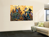 Ultimate Comics Avengers 1 Cover: Hawkeye, Captain America, Nick Fury and Iron Man Wall Mural by Carlos Pacheco