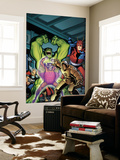 Avengers Classic 2 Cover: Hulk, Giant Man, Iron Man, Thor and Space Phantom Wall Mural by Arthur Adams