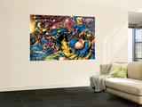 Eternals 8 Group: Wolverine, Ikaris, Beast, Vampiro, Eramis and Druig Wall Mural by Eric Nguyen