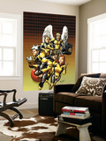 X-Men: First Class 12 Cover: Cyclops, Marvel Girl, Iceman, Angel and Beast Wall Mural by Carlo Pagulayan