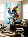 Marvel Divas 3 Cover: Photon, Hellcat, Black Cat and Firestar Wall Mural by Patrick Zircher