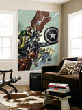 Secret Invasion 1 Cover: Captain America, Spider-Man, Wolverine, Fantastic Four Wall Mural by Leinil Francis Yu
