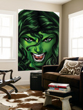 She-Hulk 25 Cover: She-Hulk Wall Mural by Shawn Moll
