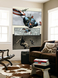 Captain America: The Chosen #5 Cover: Captain America Veggmaleri av Mitchell Breitweiser
