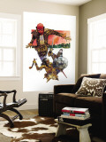 Marvel 1602: New World 5 Cover: Spider-Man Fighting Wall Mural