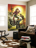 Runaways 10 Cover: Hayes, Molly and Wolverine Wall Mural by David LaFuente