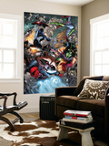 Guardians Of The Galaxy 8 Group: Rocket Raccoon, Major Victory, Bug and Mantis Wall Mural by Brad Walker