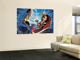 Black Panther 25 Cover: Thor and Storm Wall Mural by Michael Turner