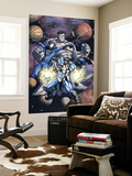 What If Newer Fantastic Four 1 Cover: Iron Man, Spider-Man, Wolverine and Hulk Wall Mural by Patrick Scherberger