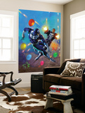 Punisher Vs. Bullseye 4 Cover: Punisher and Bullseye Smashing Wall Mural by Mark Texeira