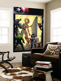 Marvel Adventures The Avengers 29 Cover: Captain Marvel Wall Mural by Sean Murphy