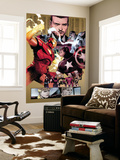 New Avengers 48 Group: Captain America, Spider Woman, Ronin and Wolverine Wall Mural by Billy Tan