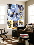 Sable & Fortune 3 Cover: Silver Sable Charging Wall Mural by John Burns