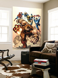 Marvel Two-In-One 7 Cover: Juggernaut, Wolverine, Captain America, Spider-Man and Iron Man Wall Mural by Sean Chen