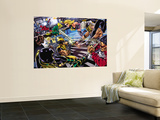 Avengers/Invaders 4 Group: Wolverine, Ares, Ms. Marvel, Cage and Luke Wall Mural by Steve Sadowski