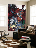 X-Men/Spider-Man 3 Cover: Spider-Man, Cyclops, Storm and Wolverine Wall Mural by Mario Alberti
