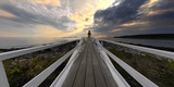 Marshall Point Panorama, Maine Photographic Print by George Oze