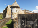 Walls of San Cristobal Fort, San Juan Photographic Print by George Oze