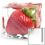 Iced Strawberry Poster