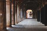 Covered Walkway, Rialto, Venice, Italy Photographic Print by George Oze