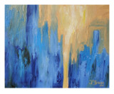 Manhattan Abstract Giclee-trykk av Janel Bragg Manhattan Abstract Giclee-trykk av Janel Bragg