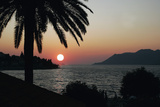 Dalmatian Coast Sunset, Korcula, Croatia Photographic Print by George Oze
