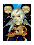 Angel with a Psaltery Giclee-trykk av Jasmine Becket-Griffith Angel with a Psaltery Giclee-trykk av Jasmine Becket-Griffith