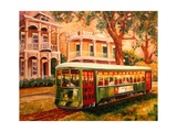 Garden District Streetcar Giclee Print by Diane Millsap
