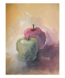 Red Apple Green Apple Giclee Print by Janel Bragg
