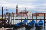 Gondola Station on Grand Canal Photographic Print by George Oze