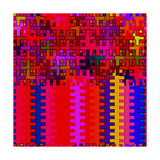 Multicolored  Interlock Lámina fotográfica por Ruth Palmer