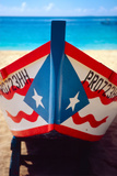 Close up of a Puerto Rican Fishing Boat Photographic Print by George Oze