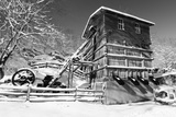 Snow Covered Old Quarry Stamp Mill Photographic Print by George Oze