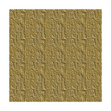 Gold Embossed Tile Lámina fotográfica por Ruth Palmer