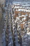 Vanguard Line of Terracotta Warriors, China Photographic Print by George Oze