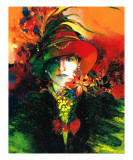 La Femme au Capeau Reproduction procédé giclée par Max Laigneau