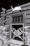 Alpine Lodge Window, Alberta, Canada Photographic Print by George Oze