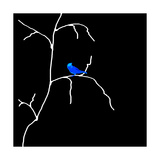 Alone But Never Lonely Black Photographic Print by Ruth Palmer