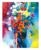 Bouquet en Mouvement Giclee Print by Max Laigneau