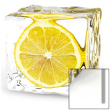 Glaçon au citron Affiche